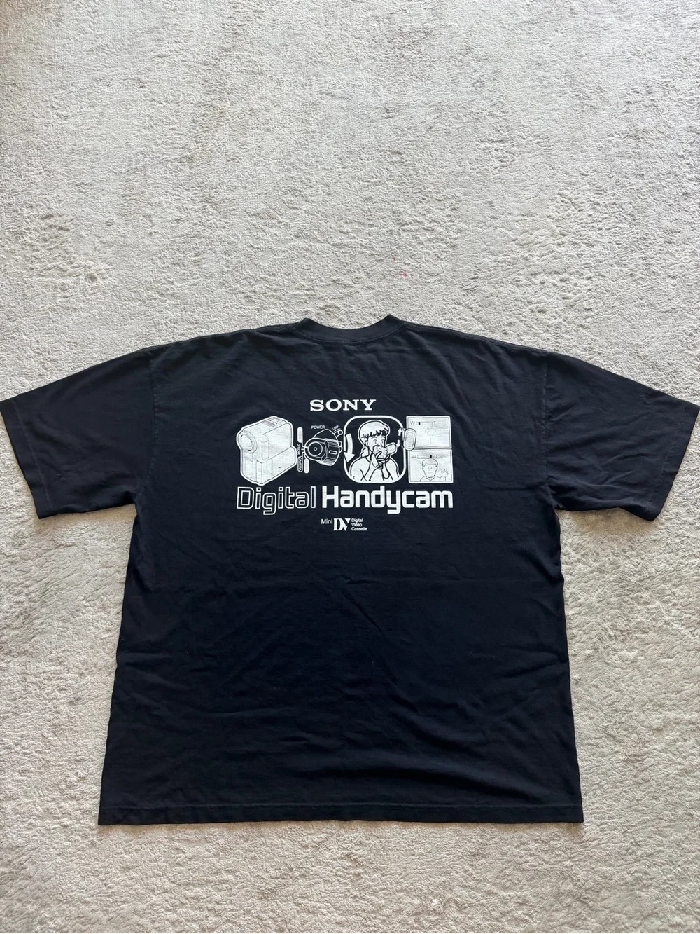 Sony Digital Handycam Vintage Promo T-Shirt Los Angeles Apparel Blanks 2XL